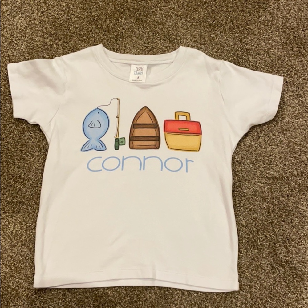 Boys short sleeve fishing shirt